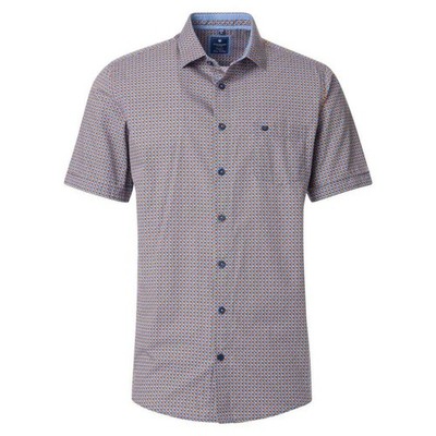 Redmond men's shirt comfort fit colorful minimal 251040999 210 Orange