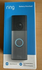 Ring Battery Doorbell 2024 Release 2K Wireless WiFi Video Doorbell Gray BNIB