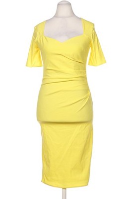 FOUR FLAVOR Kleid Damen Dress Damenkleid Gr. 36 Gelb #9edhuvb