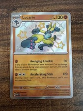 Lucario 174/091 Shiny Rare Paldean Fates Pokemon Holo Near Mint on eBay