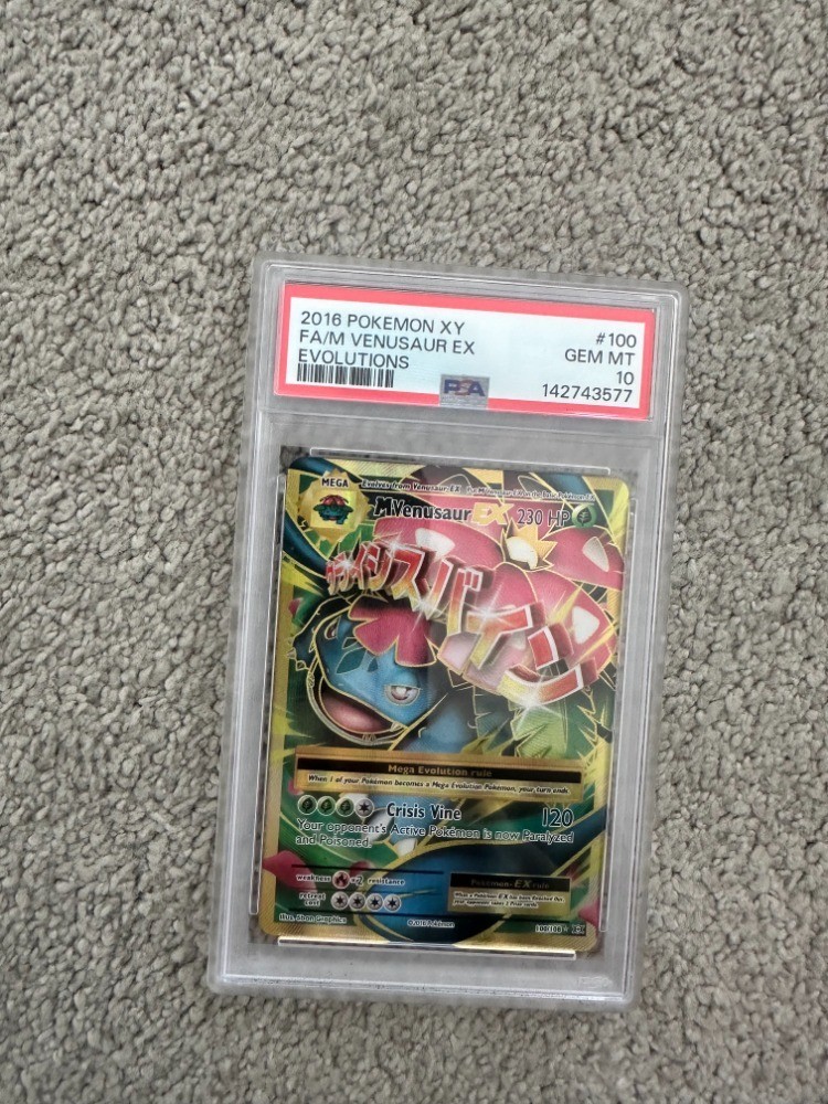 m venusaur ex 100/108 psa 10