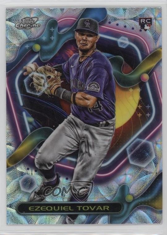 2023 Topps Cosmic Chrome Nucleus Refractor Ezequiel Tovar #27 11o2