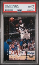 1994 95 Upper Deck Shaquille O'Neal #100 PSA 10