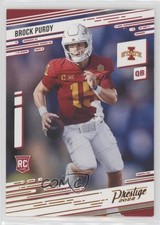 2022 Panini Chronicles Draft Picks Prestige Bronze Brock Purdy #25 mq1