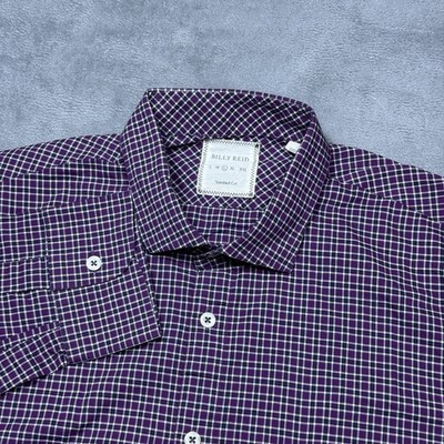 Billy Reid Button Shirt Mens L Standard Cut Featherweight Normcore Dadcore
