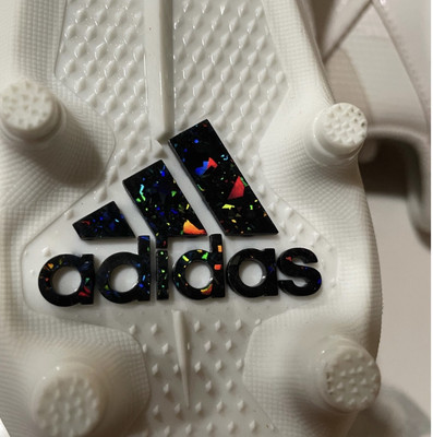 Adidas Adizero Spark Holographic White Mens Football Cleats 