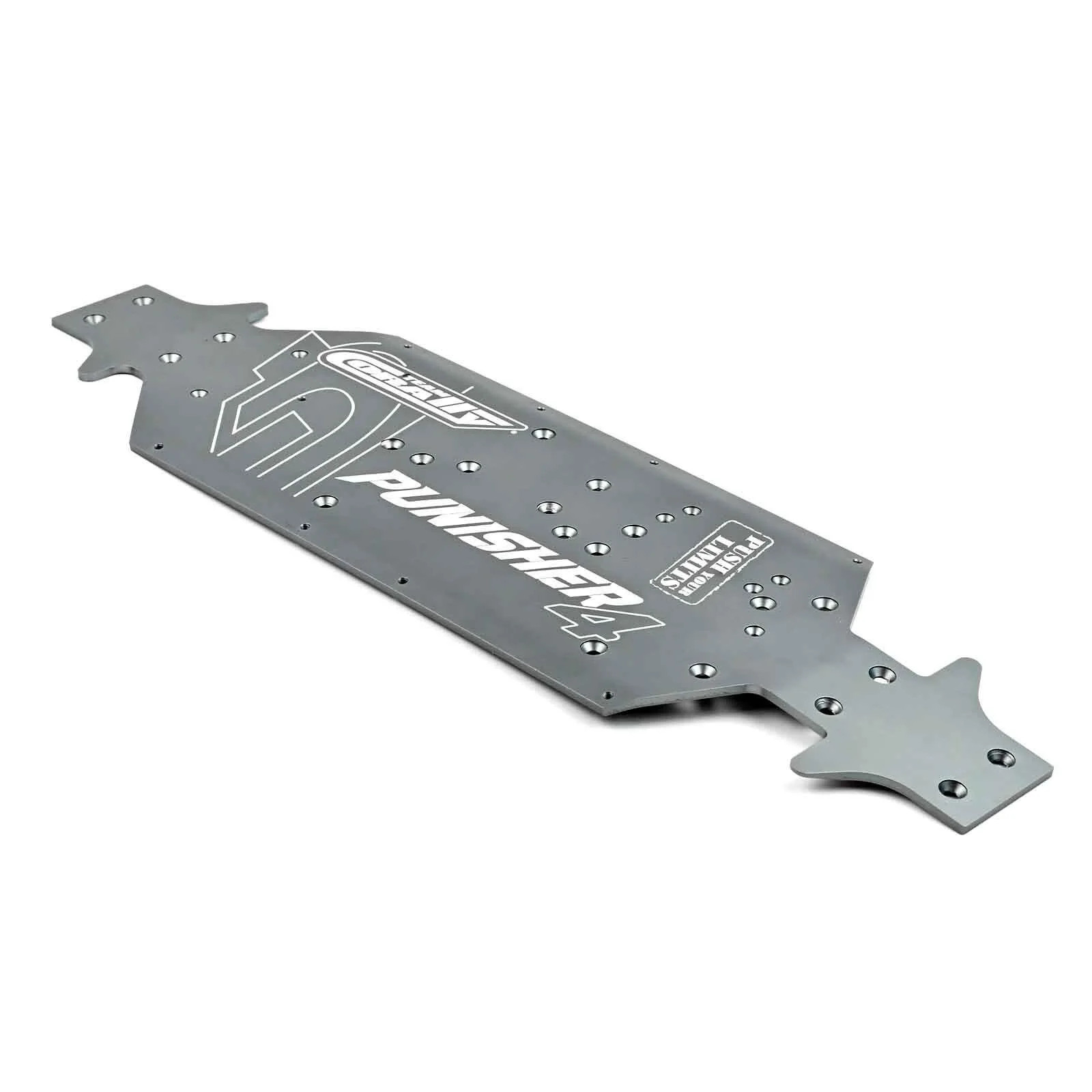 Team Corally Punisher 4 Chassis Aluminium 3mm Grey C-00180-996