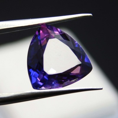 ZERTIFIZIERTER lila Tansanit 8,6 ct extrem seltener natürlicher Billion loser...
