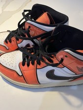 Air Jordan 1 SE Mid Electro Orange Size 8
