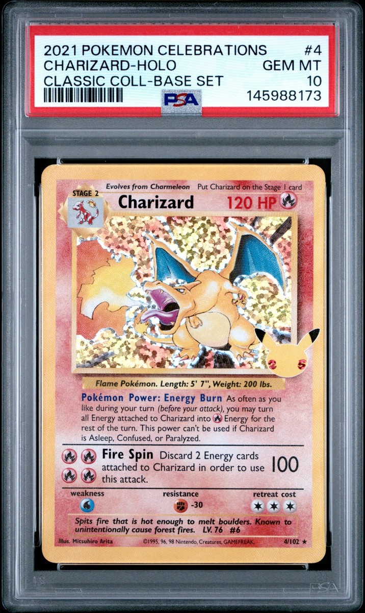 PSA GEM MT 10 - 2021 POKEMON CELEBRATIONS CLASSIC COLLECTION 4