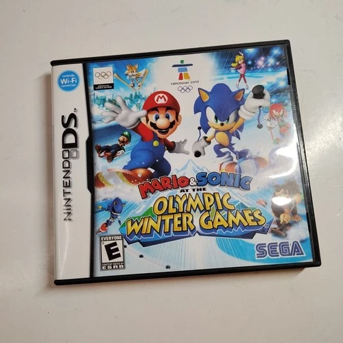 Mario & Sonic at the Winter Olympic Games (Nintendo DS) Booklet Included