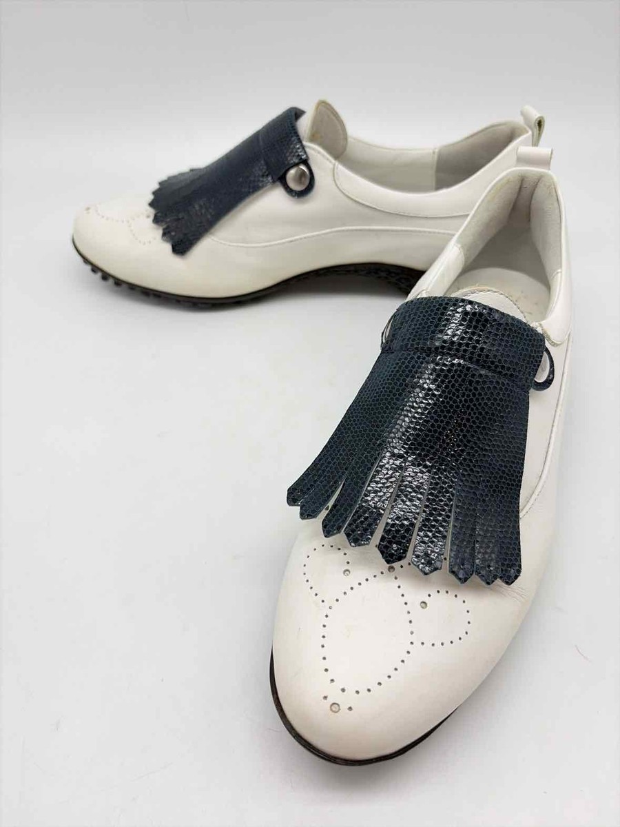 ウォルター・ジェヌイン（Walter Genuin）ゴルフシューズ白25.5 Walter Genuin White Size 38 Golf Shoes Golf Shoe | eBay