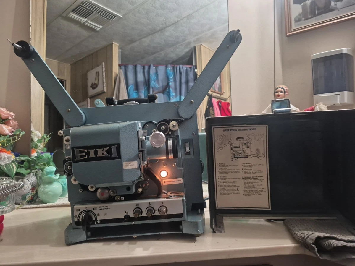 ELF EIKI NT SERIES 16mm PROJECTOR COMPLETE FILM GATE & LENS - Foto 10