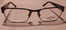 Oscar de la Renta OSM823WM OSM 823 Eyeglass Frames Semi Matte Gun 52-19-140 NWT