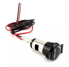 12V Car Boat Cigarette Lighter Female Power Plug Socket Waterproof - 120W 