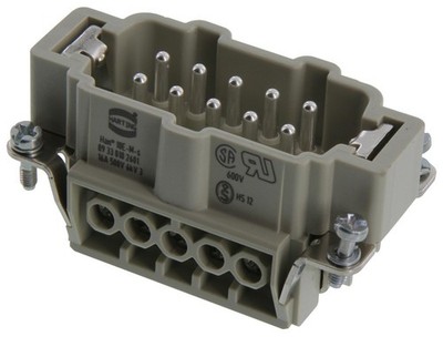 Harting 09330102601 Rectangular Connector Insert,16 A