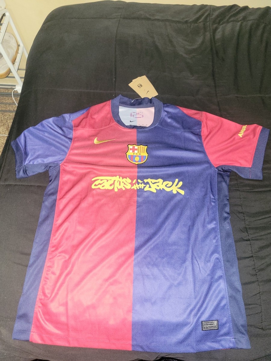 Nike FC Barcelona Raphinha #11 Men's XL Soccer Jersey Red Blue | eBay