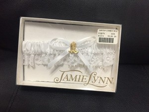 Jamie Lynn Bridal Wedding Garter With Cowboy Boots. New Open Box