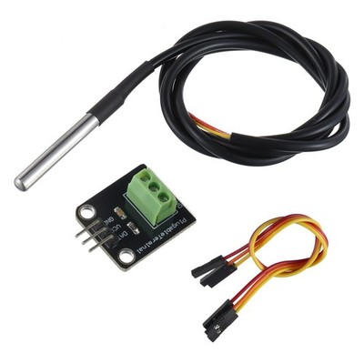 DS18B20 Temperature Module Kit with Waterproof Stainless Steel Probe for Rasp...