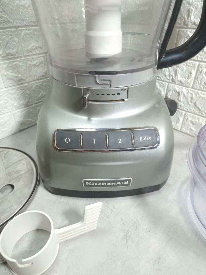 KitchenAid Artisan Food 3.1L Processor Silver Accessories T&W 3 Speed Appliance - Image 3 of 4