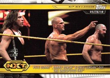 2019 Topps WWE NXT #26 Pete Dunne, Danny Burch & Oney Lorcan def.