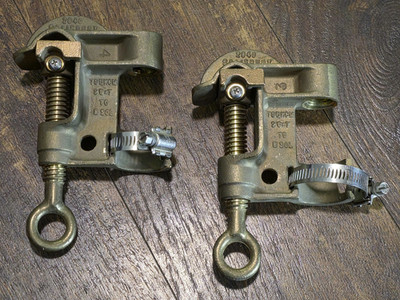 Chance S-20430 Grounding Clamps Lot of 2 Utility Lineman Temporary Ground Bondin