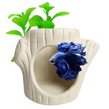 2Pack Aquarium Cave  Artificial Plant   Fish Hideout Decorations for Betta, ...