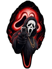 Scream Horror Movie Ghostface High Quality Vinyl Sticker