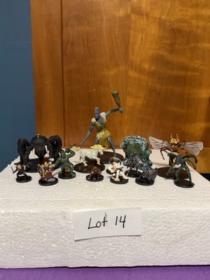 Wizards D&D Mixed Lot 14 Stone Giant Huge Fiendish Spider Giant Wasp 14+