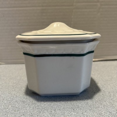 Syracuse China Econo Rim Restaurantware Sugar Bowl With Lid