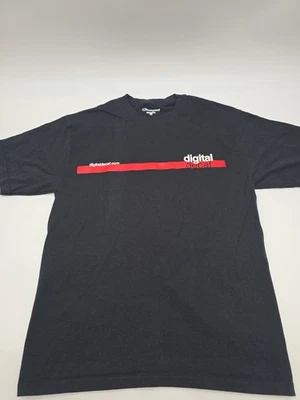 Champion Ropa Auténtica Camiseta Hombre M Negro Estampado Gráfico ..#46017 - Imagen 1 de 4