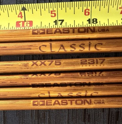 6 2317 And 5 2216 Easton XX75 Classic Aluminum Arrow Shafts w/ Swaged Ends