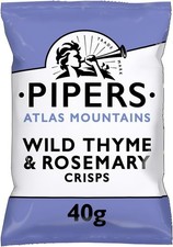 Pipers Atlas Mountains Wild Thyme & Rosemary Crisps Sharing Bag 150g