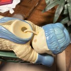 VINTAGE WIND UP LUCKY SLEDGE CELLULOID BOY ON A SLED made in OCCUPIED JAPAN — photo 10