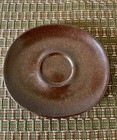 Vintage Roseville Raymor Autumn Brown 4 Cups Saucers Ben Seibel MCM Pottery — photo 6