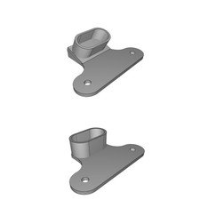 Supporto Asta Armadio per IKEA PAX KOMPLIMENT 90° 67,5° Staffa Appendiabiti