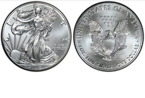 2016 American Silver Eagle - BU .999 Silver  - Full Troy Ounce - NO RESERVE