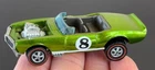 Vintage Hot Wheels Redline 1970 RESTORED APPLE Green Light My Firebird - NICE!