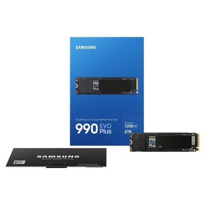 Samsung 990 EVO Plus NVMe M.2 SSD 2TB, PCIe 4.0 X4 PCIe 5.0 X2, NVMe 2.0 (2280)