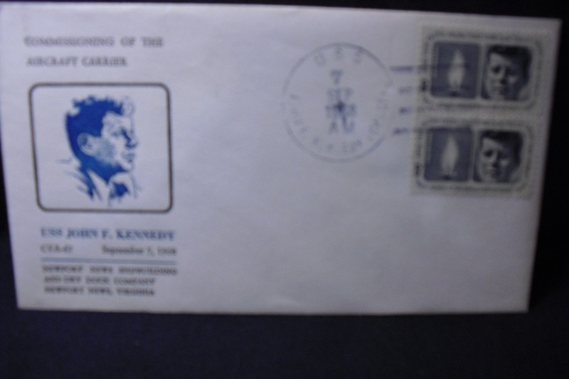 1968 Commissioning of the Aircraft Carrier "USS John F Kennedy" Unaddressed