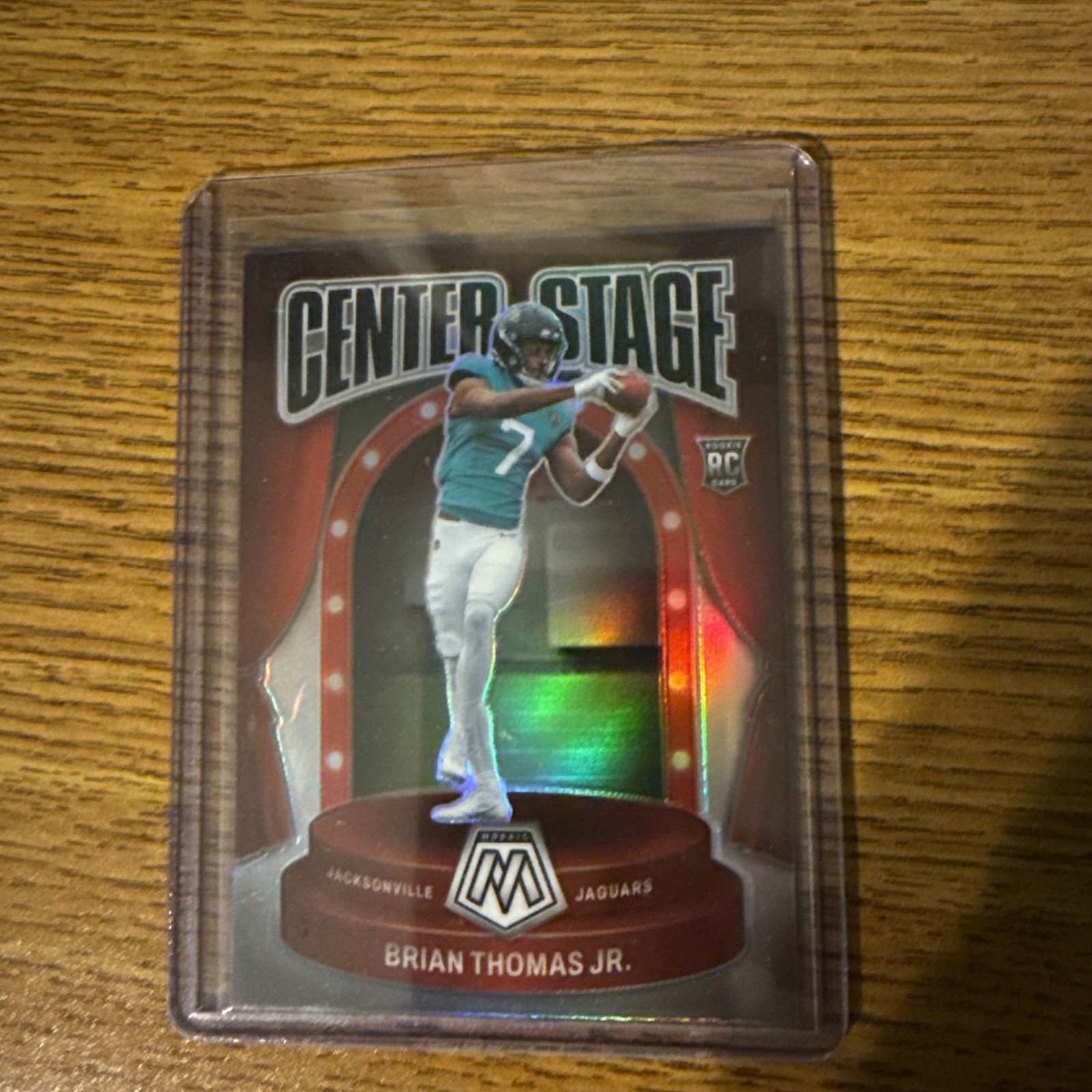 2024 Panini Mosaic - Center Stage Brian Thomas Jr. #4 Silver Prizm (RC)