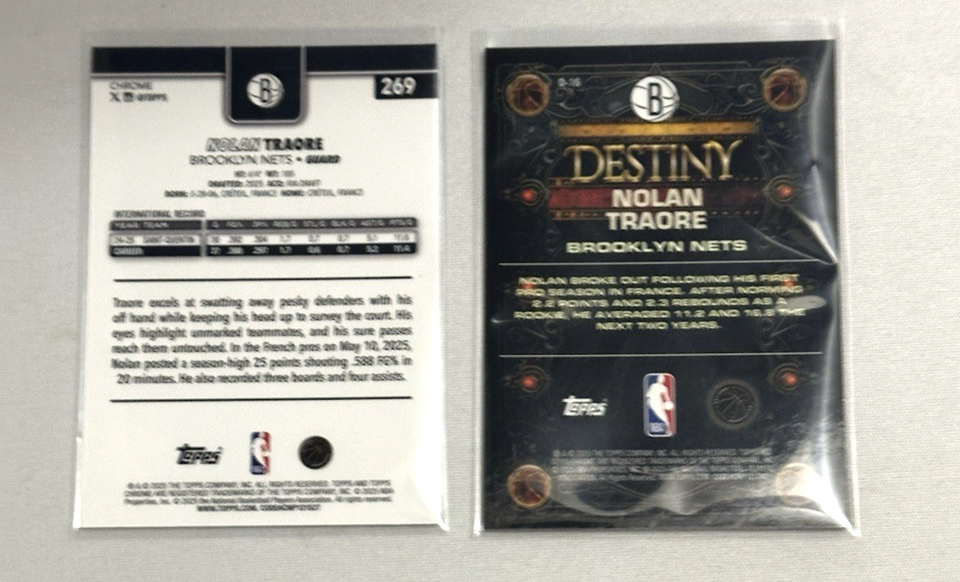 Nolan Traore lot of 2 RCs (Image Variation and Destiny Blue /150) | eBay