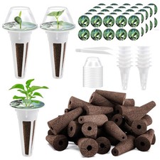 Tigvio 66pcs Hydroponic Seed Pod Kit Compatible with Aerogarden and All Brands 0.24 per gallon