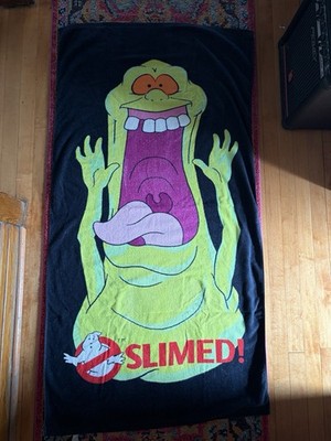 Vintage 1986 Ghostbusters Slimer Beach Towel