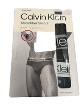 Calvin Klein Microfiber Stretch Hip Briefs 3 Pack Men Size Medium 32-34 NWT 48