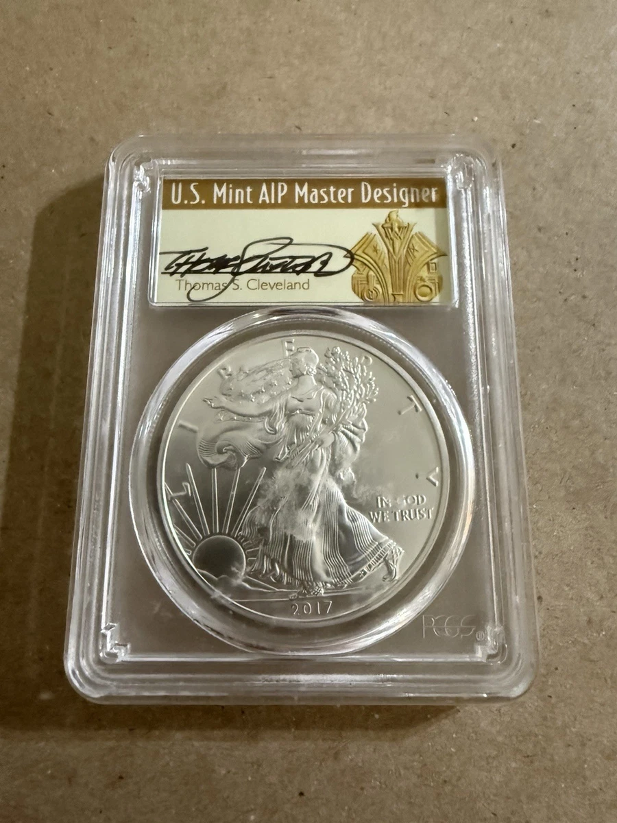 PCGS Certified American Eagle MS 70 Silver Bullion Coins for sale