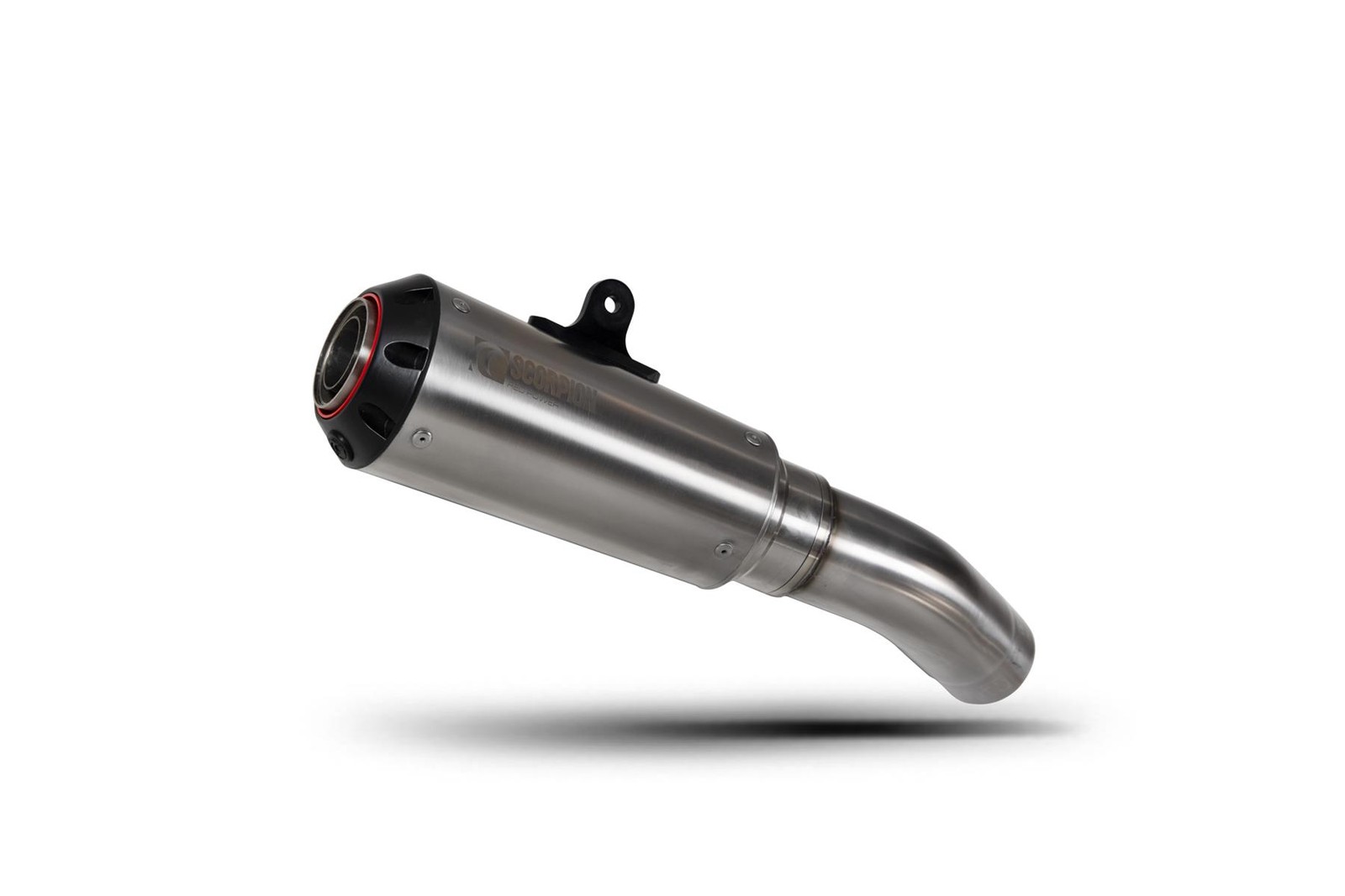 Scorpion Exhaust Red Power Slip-on Brushed Stainless Kawasaki Ninja ZX6R 2021-24