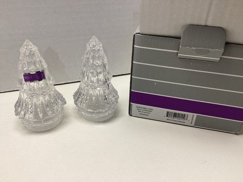 Shaker sale e pepe natalizio cristallo Marquis By Waterford nuovo con scatola - Foto 1 di 9