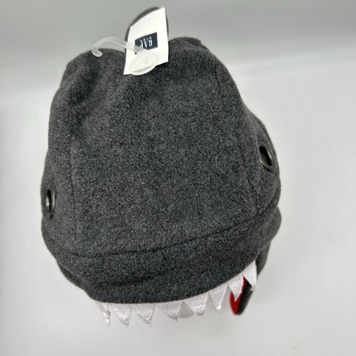 NWT GAP Kids Grey Shark Fleece Beanie Cap Sz L/ XL Outdoor Gorpcore Hiking - Picture 2 of 8