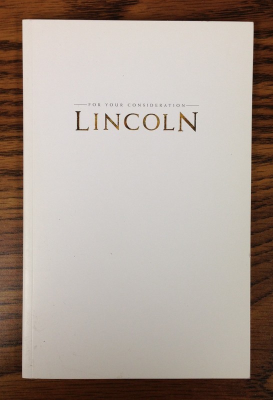 Lincoln Screenplay (For Your Consideration)